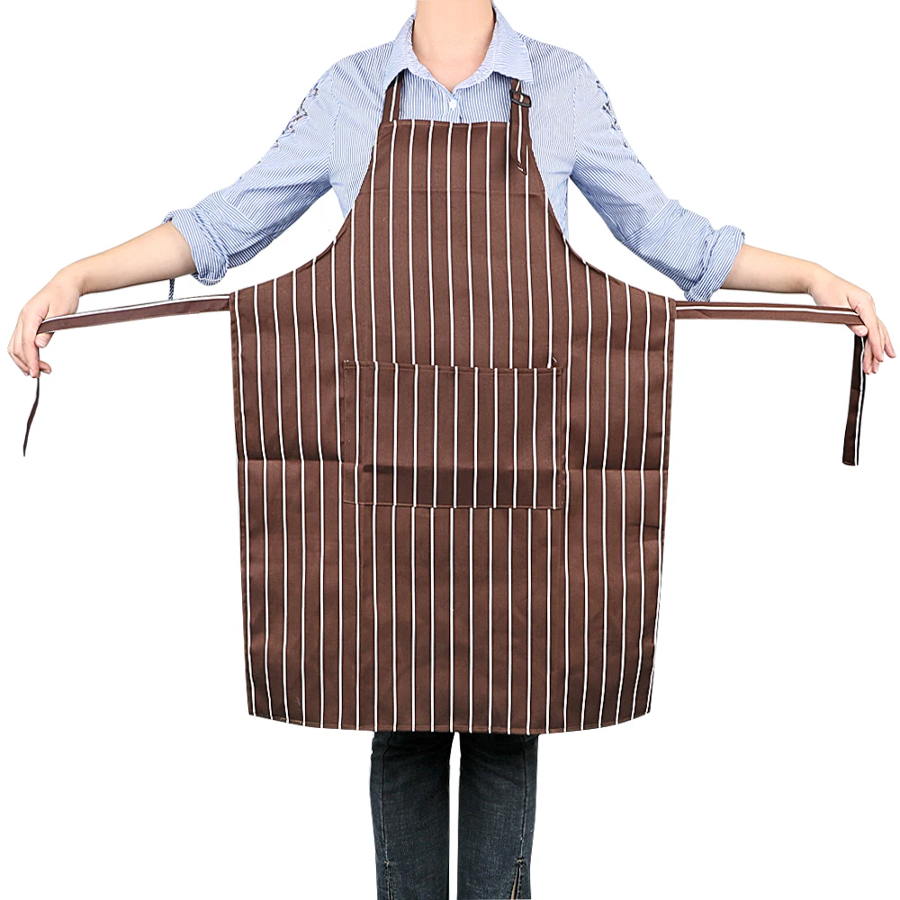 Cooking Apron With Pockets Home Kitchen Chef Restaurant Waiter Aprons Adjustable Apron Adult Black Stripe Bib For Man Woman
Cooking Apron With Pockets Home Kitchen Chef Restaurant Waiter Aprons Adjustable Apron Adult Black Stripe Bib For Man Woman