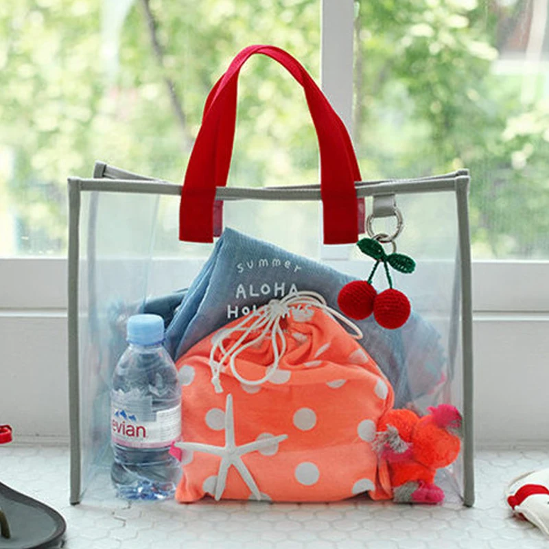 Clear Jelly Beach Bag Women Swimsuit Storage Bag Portable Waterproof Tote Summer Pool Swimsuit Collect Bag
Clear Jelly Beach Bag Women Swimsuit Storage Bag Portable Waterproof Tote Summer Pool Swimsuit Collect Bag