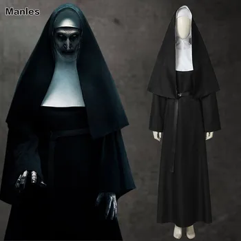 The Nun Valak Movie Costume Religion Monk Ghost Catholic Cosplay Virgin Black Nun Fancy Dress Halloween Adult Custom Made
The Nun Valak Movie Costume Religion Monk Ghost Catholic Cosplay Virgin Black Nun Fancy Dress Halloween Adult Custom Made