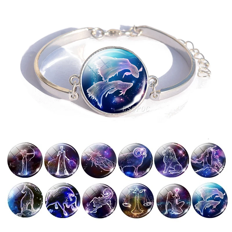 Zodiac Sign Charm Bracelet Diy 12 Constellation Bangle Bracelet Pisces Taurus Gemini Leo Libra Capricorn Women Jewelry Gifts
Zodiac Sign Charm Bracelet Diy 12 Constellation Bangle Bracelet Pisces Taurus Gemini Leo Libra Capricorn Women Jewelry Gifts