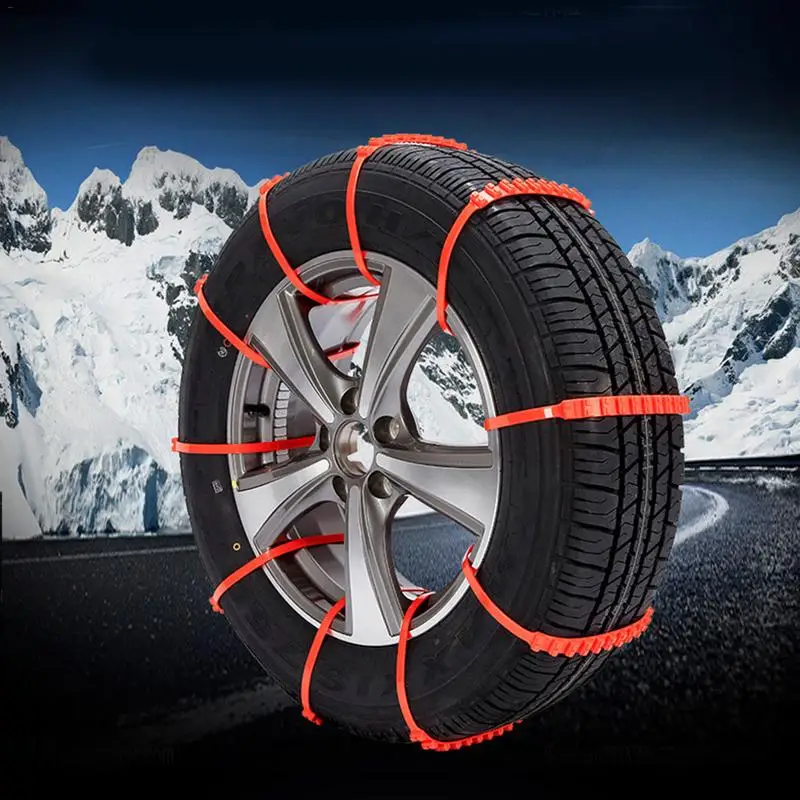 Anti Skid Tire Chains Nylon Strip for Car Mud Wheel Tyre Thickened Tire Tendon Adjustable Chains Universal Anti Slip Auto Access
Anti Skid Tire Chains Nylon Strip for Car Mud Wheel Tyre Thickened Tire Tendon Adjustable Chains Universal Anti Slip Auto Access