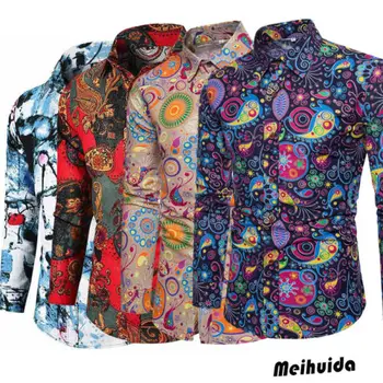 Shirt Men Shirts 2019 New Fashion Chemise Homme Print Mens Checkered Shirts Short Sleeve Shirt Men Blouse
Shirt Men Shirts 2019 New Fashion Chemise Homme Print Mens Checkered Shirts Short Sleeve Shirt Men Blouse