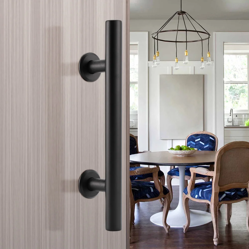 304 Stainless Steel Sliding Barn Door Pull Wood Door Handle Black Door Handles For Interior Doors Handle 
304 Stainless Steel Sliding Barn Door Pull Wood Door Handle Black Door Handles For Interior Doors Handle