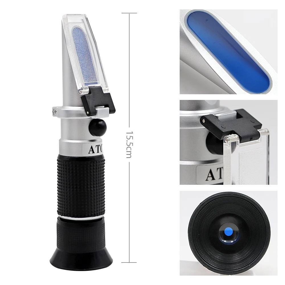 Handheld Refractometer honey Detection Brix sugar content Beekeeping Refraction honey concentration meter
Handheld Refractometer honey Detection Brix sugar content Beekeeping Refraction honey concentration meter