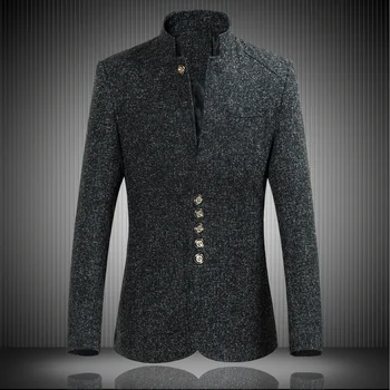Autumn and winter new casual suit men's self-cultivation business jacket coat large size stand collar tunic men's suit S-6XL
Autumn and winter new casual suit men's self-cultivation business jacket coat large size stand collar tunic men's suit S-6XL