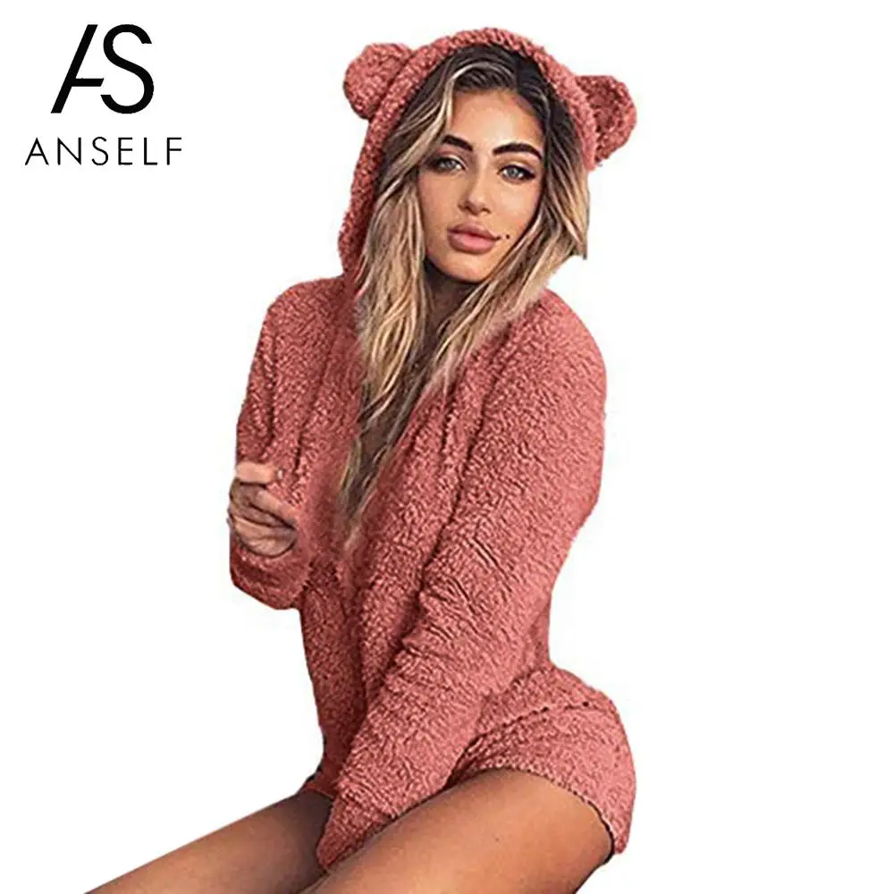 Women Winter Fall Velutum Nighty Soft Cute Long-Sleeved Plush Jumpsuit Sweety Lovely Pajamas Comfortable Home Clothes
Women Winter Fall Velutum Nighty Soft Cute Long-Sleeved Plush Jumpsuit Sweety Lovely Pajamas Comfortable Home Clothes