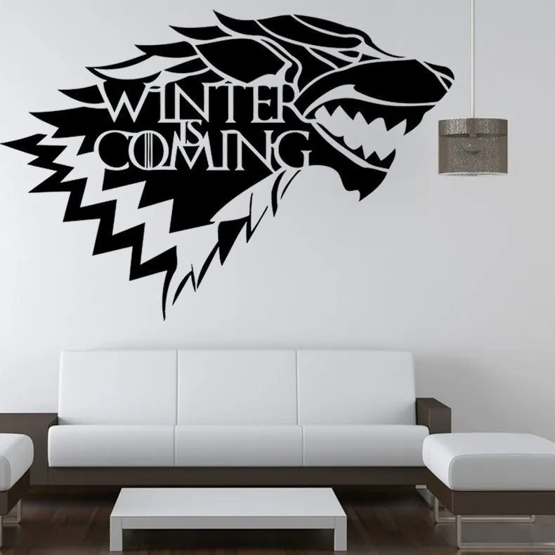 Wall Sticker Game Of Thrones The Stark Family Crest Direwolf Wall Sticker Proverbs Art Words Hit Tv Show Winter Is Coming
Wall Sticker Game Of Thrones The Stark Family Crest Direwolf Wall Sticker Proverbs Art Words Hit Tv Show Winter Is Coming