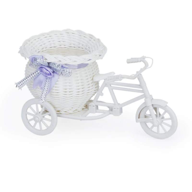 Фото Трицикл ручной работы/в форме велосипеда Цветочная корзина для хранения