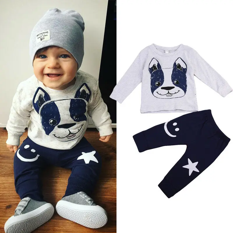 Emmababy Bulldog Newborn Infant Baby Boy Girl Dog Tops Long Pants 2pcs Outfits Set Clothes Baby Clothing
Emmababy Bulldog Newborn Infant Baby Boy Girl Dog Tops Long Pants 2pcs Outfits Set Clothes Baby Clothing