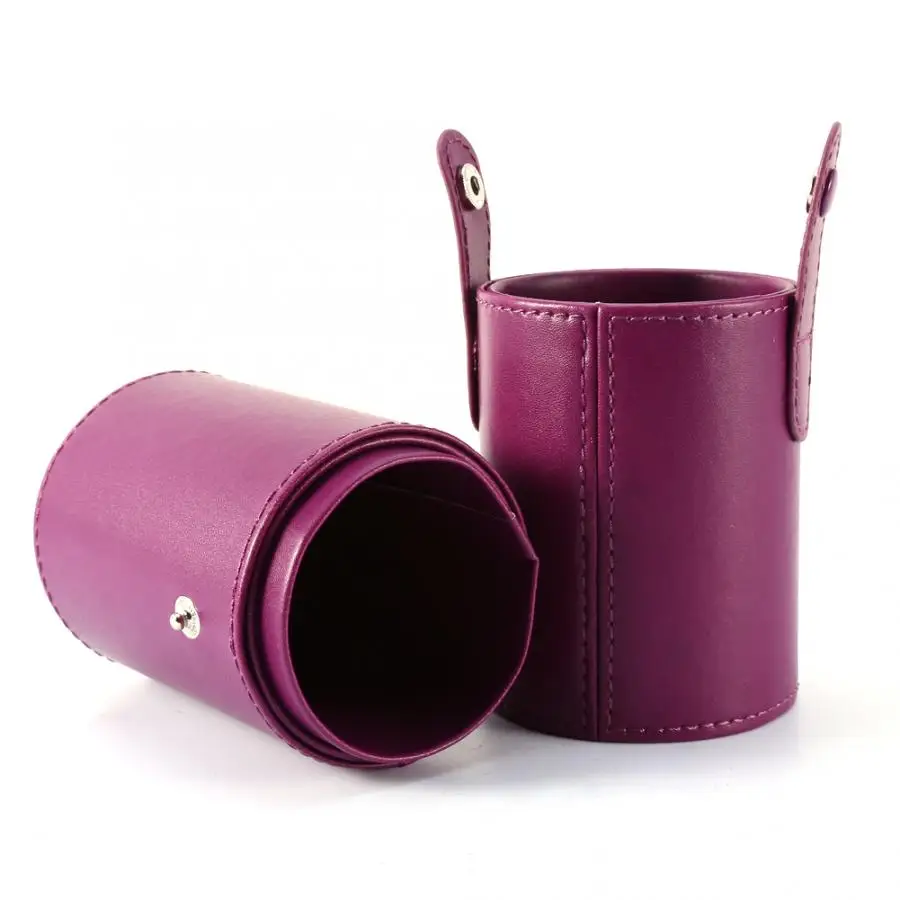 PU Leather Makeup Brush Round Pen Holder Cup Portable Travel Cosmetic Brush Storage Organization
PU Leather Makeup Brush Round Pen Holder Cup Portable Travel Cosmetic Brush Storage Organization