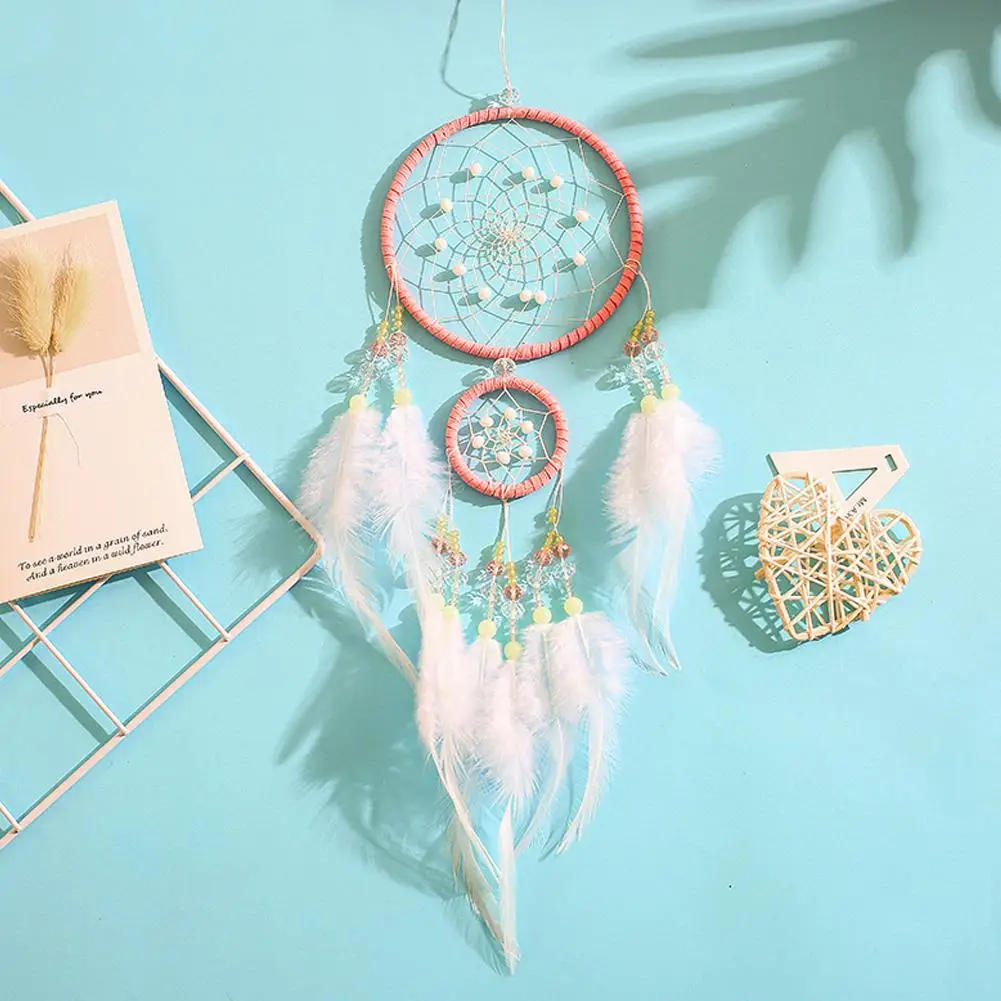 Vintage Home Decoration Retro Feather Dream Catcher Indoor Window Circular Feathers Wall Hanging Dreamcatchers Decor for Car
Vintage Home Decoration Retro Feather Dream Catcher Indoor Window Circular Feathers Wall Hanging Dreamcatchers Decor for Car