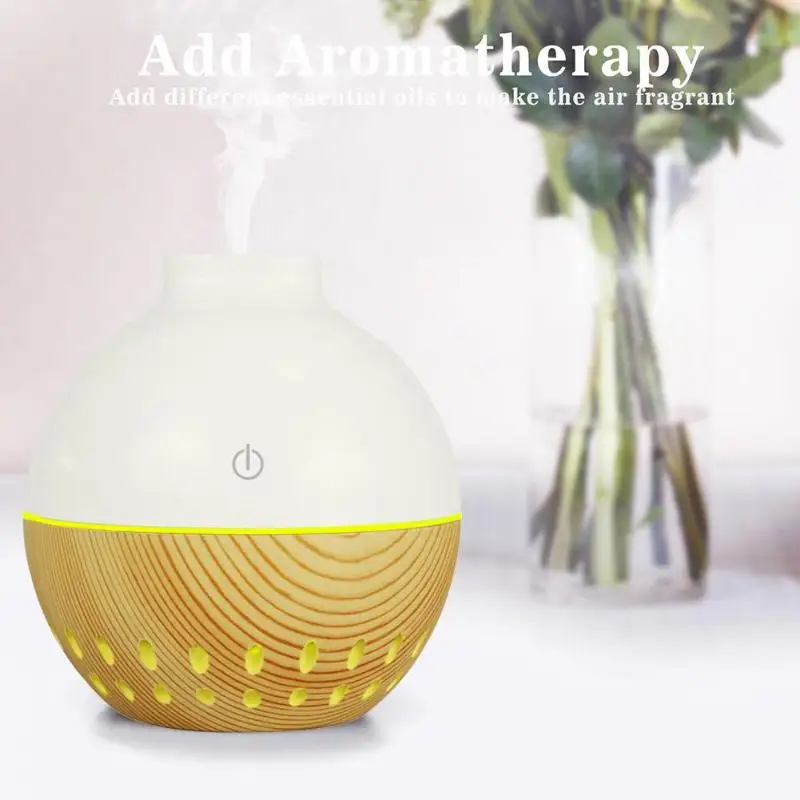2W 130ml Wood Grain Air Humidifier USB Charging Ultrasonic Humidifier Aroma Essential Oil Diffuser Cool Mist Maker Sprayer
2W 130ml Wood Grain Air Humidifier USB Charging Ultrasonic Humidifier Aroma Essential Oil Diffuser Cool Mist Maker Sprayer