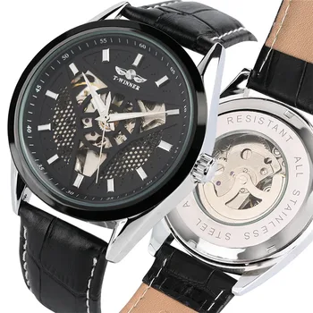 Timekeeper Skeleton Tourbillon Mechanical Watch Men Clock Mechanical Watches Self Wind Triangular Dial Mechanical Wristwatches 
Timekeeper Skeleton Tourbillon Mechanical Watch Men Clock Mechanical Watches Self Wind Triangular Dial Mechanical Wristwatches
