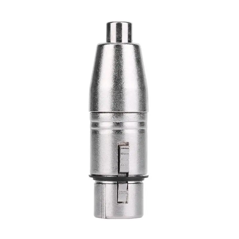 3-Pin XLR Female to RCA Female Jack Audio Cable Microphone Mic AV Video Adapter Converter Zinc Alloy 3Pin XLR Connector Adapters
3-Pin XLR Female to RCA Female Jack Audio Cable Microphone Mic AV Video Adapter Converter Zinc Alloy 3Pin XLR Connector Adapters
