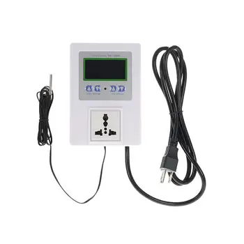 AC110-240V LCDDigital Intelligent Pre-wired Temperature Controller Outlet with Sensor Thermostat Heating Cooling Control Switch
AC110-240V LCDDigital Intelligent Pre-wired Temperature Controller Outlet with Sensor Thermostat Heating Cooling Control Switch