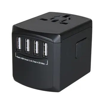Universal Power Travel Adapter,International Power Adapter Smart 2.4A 4 USB, European Adapter Converter,Plugs Adapters Europe, 
Universal Power Travel Adapter,International Power Adapter Smart 2.4A 4 USB, European Adapter Converter,Plugs Adapters Europe,