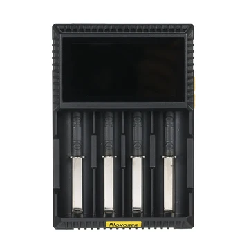 NOKOSER D4U 4 Slot LCD Smart Battery Charger Universal Intelligent Charging compatible with 3.7V / 3.8V Li-ion / LiFePO4 / Ni-MH
NOKOSER D4U 4 Slot LCD Smart Battery Charger Universal Intelligent Charging compatible with 3.7V / 3.8V Li-ion / LiFePO4 / Ni-MH