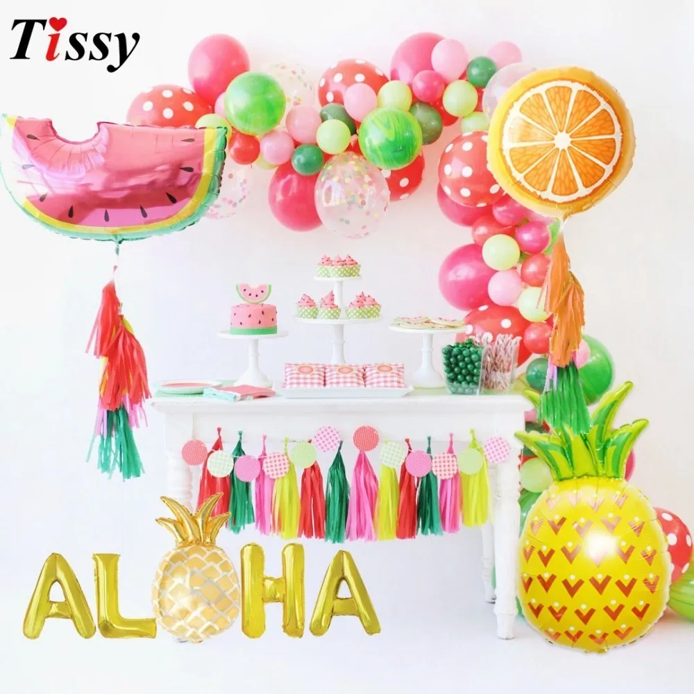1Set Summer Party Flamingo Aloha Banners /Fruits Balloon For Kids Birthday /Wedding Decorations Tropical Hawaiian Party Supplies
1Set Summer Party Flamingo Aloha Banners /Fruits Balloon For Kids Birthday /Wedding Decorations Tropical Hawaiian Party Supplies