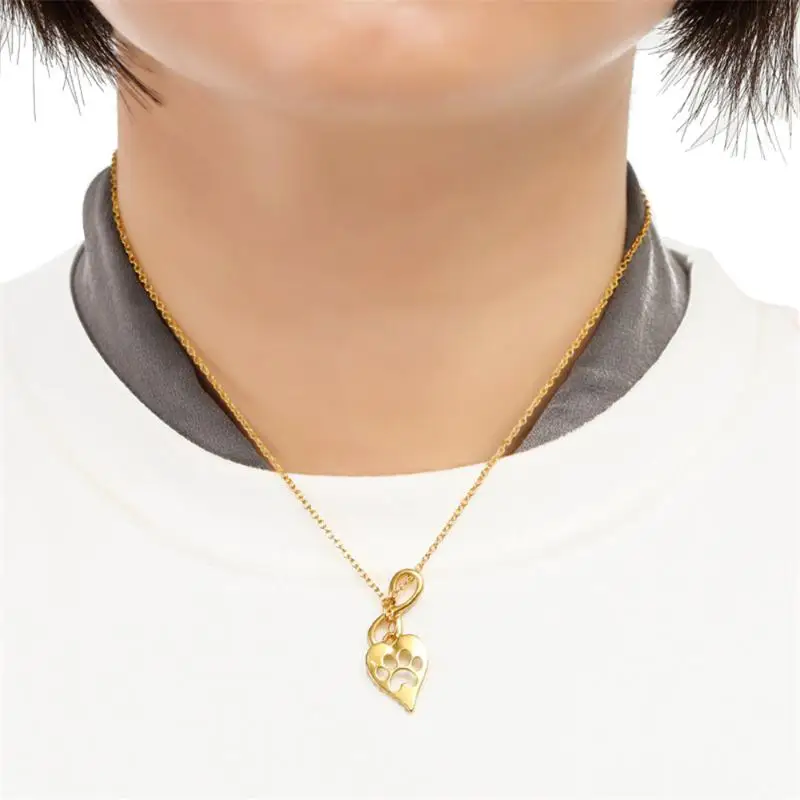 Женское и мужское ожерелье с подвеской в виде сердца подарочное изображением