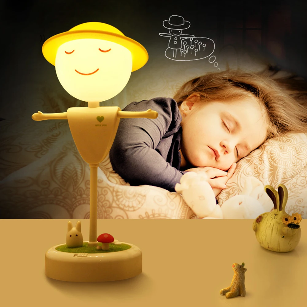 Scarecrow LED Night Light Switch On/Off/Auto Touch Sensor Lamp Rechargeable Atmosphere Home Decor Sleep Light Bedside Lamp
Scarecrow LED Night Light Switch On/Off/Auto Touch Sensor Lamp Rechargeable Atmosphere Home Decor Sleep Light Bedside Lamp
