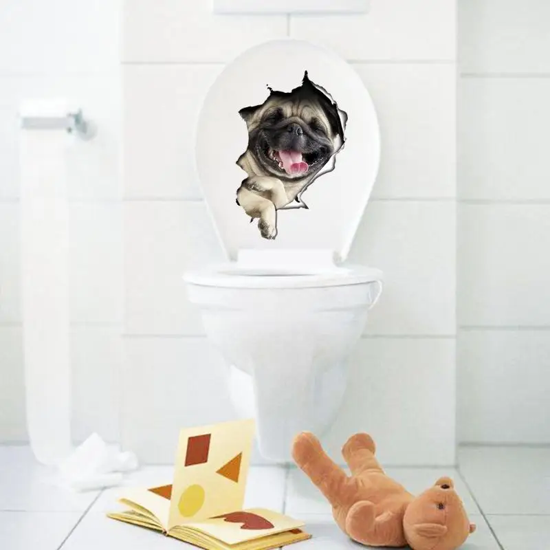 Dog Toilet Wall Stickers Waterproof Poster Remove Pedestal Pan Cover Sticker Hole View Fridge Sticker Bathroom Home Decoration
Dog Toilet Wall Stickers Waterproof Poster Remove Pedestal Pan Cover Sticker Hole View Fridge Sticker Bathroom Home Decoration
