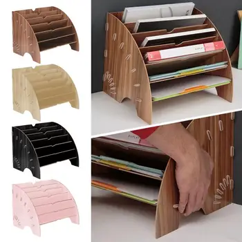 Bookshelf Office storage Fan Shape Wooden Desktop Storage Rack Multi Layer Display Shelf A4 Document File Holders organizer
Bookshelf Office storage Fan Shape Wooden Desktop Storage Rack Multi Layer Display Shelf A4 Document File Holders organizer