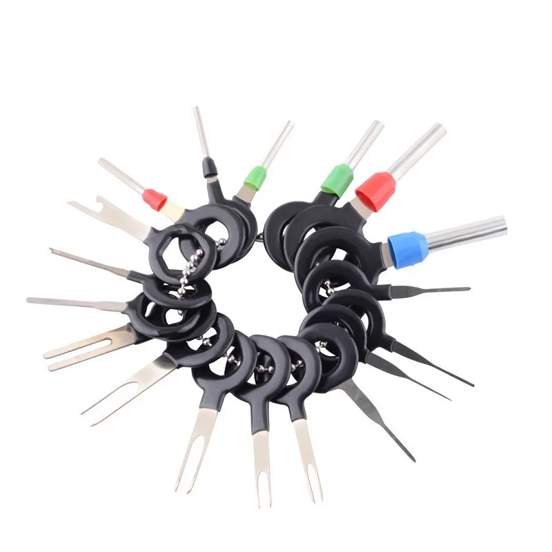 18pcs Terminal Removal Tools Car Electrical Wiring Crimp Connector Pin Extractor Release Kit Repair Tool For Car Plug
18pcs Terminal Removal Tools Car Electrical Wiring Crimp Connector Pin Extractor Release Kit Repair Tool For Car Plug