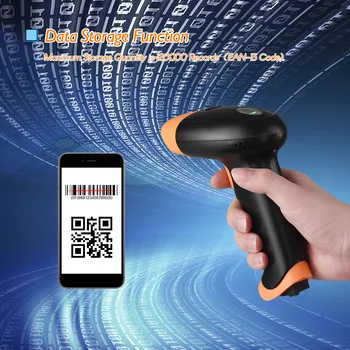Aibecy Handheld Bluetooth Barcode Scanner Wired/ Wireless Double Connection Mode for Scanning 1D 2D QR Bar Code
Aibecy Handheld Bluetooth Barcode Scanner Wired/ Wireless Double Connection Mode for Scanning 1D 2D QR Bar Code