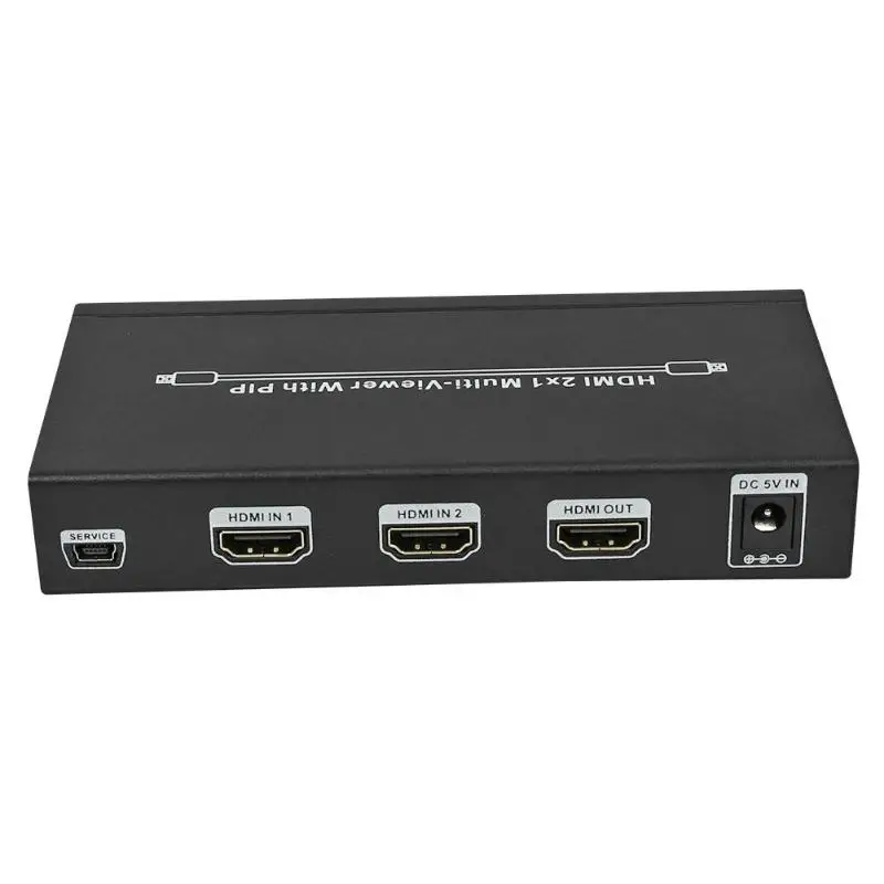 ALLOYSEED HDMI Splitter Switch 1080P HD Multi-Viewer PIP Picture-In-Picture 2 in 1 out HDMI Switcher Adapter For PC HDTV Monitor
ALLOYSEED HDMI Splitter Switch 1080P HD Multi-Viewer PIP Picture-In-Picture 2 in 1 out HDMI Switcher Adapter For PC HDTV Monitor