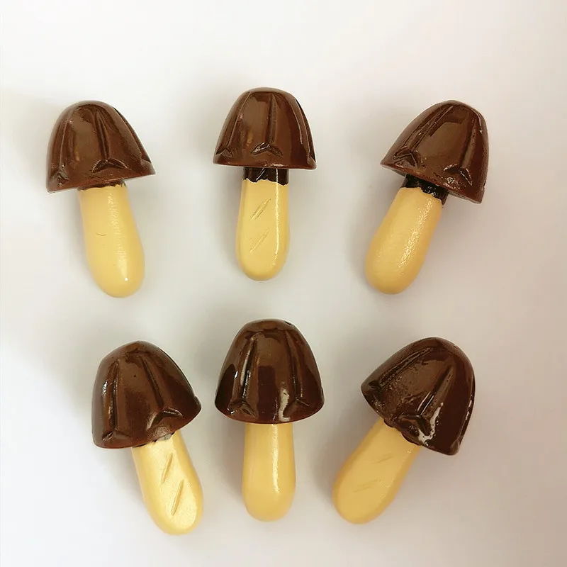 6pcs DIY Slime Accessories Toys Resin Mini Pretend Mushroom Chocolate Filler For Fluffy Clear Crystal 
6pcs DIY Slime Accessories Toys Resin Mini Pretend Mushroom Chocolate Filler For Fluffy Clear Crystal