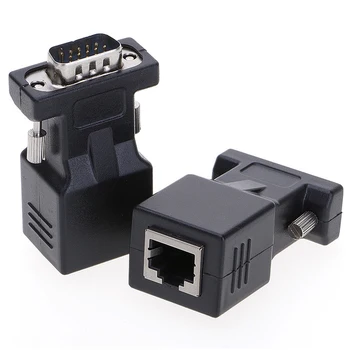 HOT-HGA66 Cat5/Cat6/RJ45 VGA Extender Adapter, VGA 15 Pin Male to RJ45 Female Network Cable Connector 2Pack
HOT-HGA66 Cat5/Cat6/RJ45 VGA Extender Adapter, VGA 15 Pin Male to RJ45 Female Network Cable Connector 2Pack