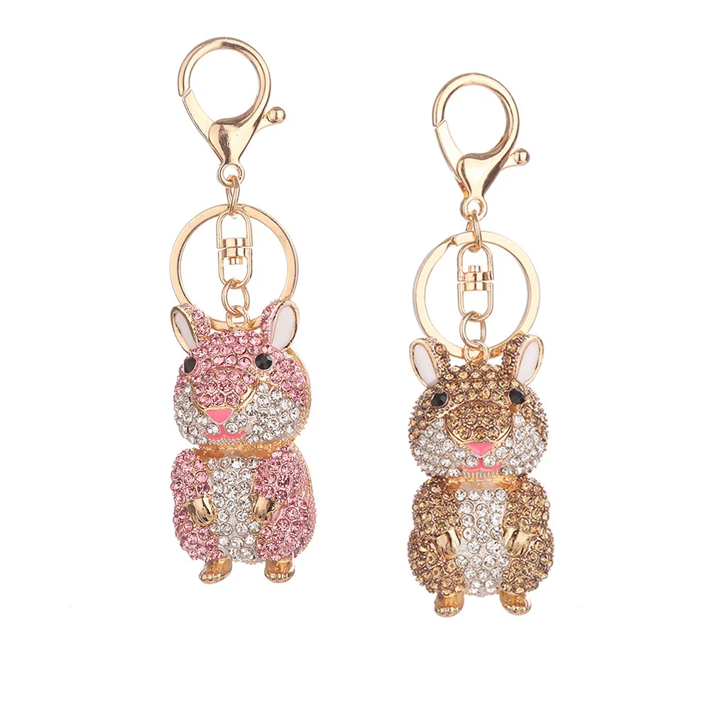 European And American Trend Alloy Diamond Set Marmot Key Chain Pendant Ms Backpack Cute Little Mouse Pendant
European And American Trend Alloy Diamond Set Marmot Key Chain Pendant Ms Backpack Cute Little Mouse Pendant