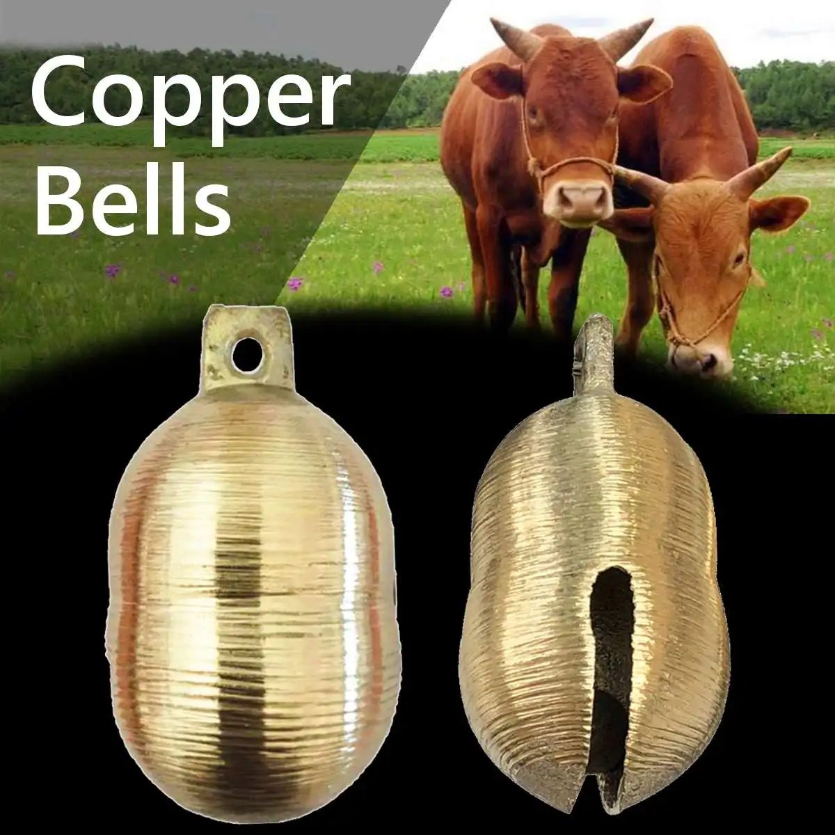 1PCS Sheep Copper Bells Livestock Animal Husbandry Copper Bells Cow Horse Sheep Equipment Grazing Bells Sound Loud Brass Bell
1PCS Sheep Copper Bells Livestock Animal Husbandry Copper Bells Cow Horse Sheep Equipment Grazing Bells Sound Loud Brass Bell