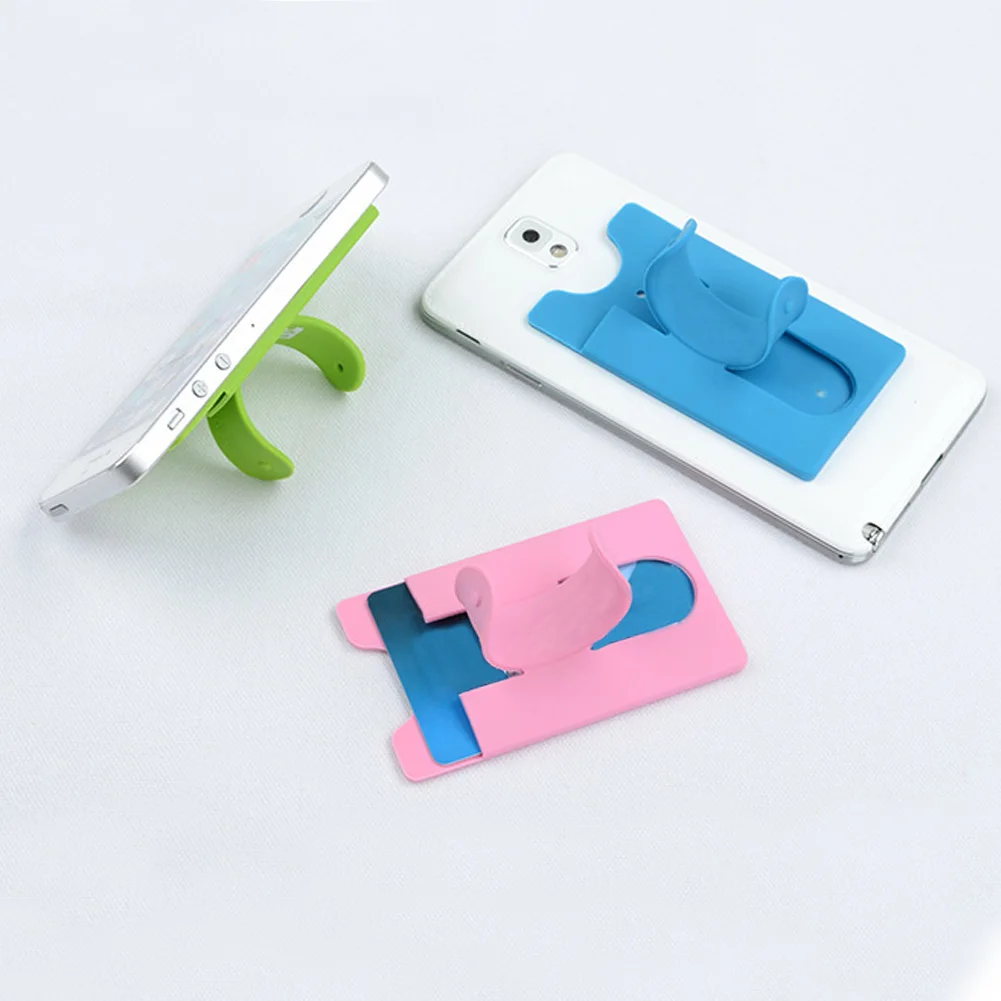 Universal Back Phone Stand Support Mount Pouch Credit Card Holder Case Wallet Multifunctional Silica Gel Stick-on Accessories
Universal Back Phone Stand Support Mount Pouch Credit Card Holder Case Wallet Multifunctional Silica Gel Stick-on Accessories