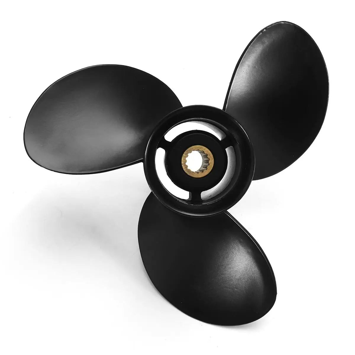 3BAB645180/362B641010 48-897750A11 9 1/4 x 9 Aluminum Propeller For Tohatsu-Mercury Outboard 9.9-18HP 14 Spline Tooth 3 Blades
3BAB645180/362B641010 48-897750A11 9 1/4 x 9 Aluminum Propeller For Tohatsu-Mercury Outboard 9.9-18HP 14 Spline Tooth 3 Blades