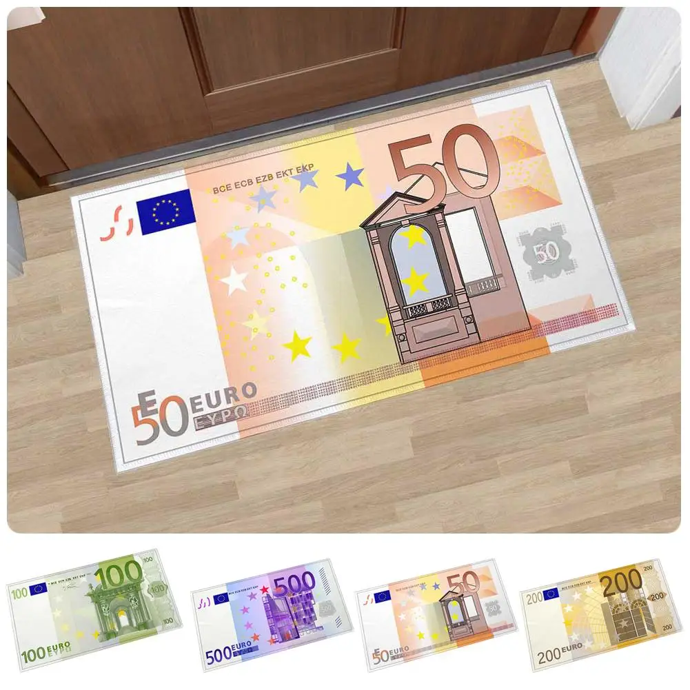 1pc Euro Banknote Design Soft Home Bathroom Anti-Slip Door Mat Tea Table Rug Carpet Door Kitchen Bathroom Decor
1pc Euro Banknote Design Soft Home Bathroom Anti-Slip Door Mat Tea Table Rug Carpet Door Kitchen Bathroom Decor