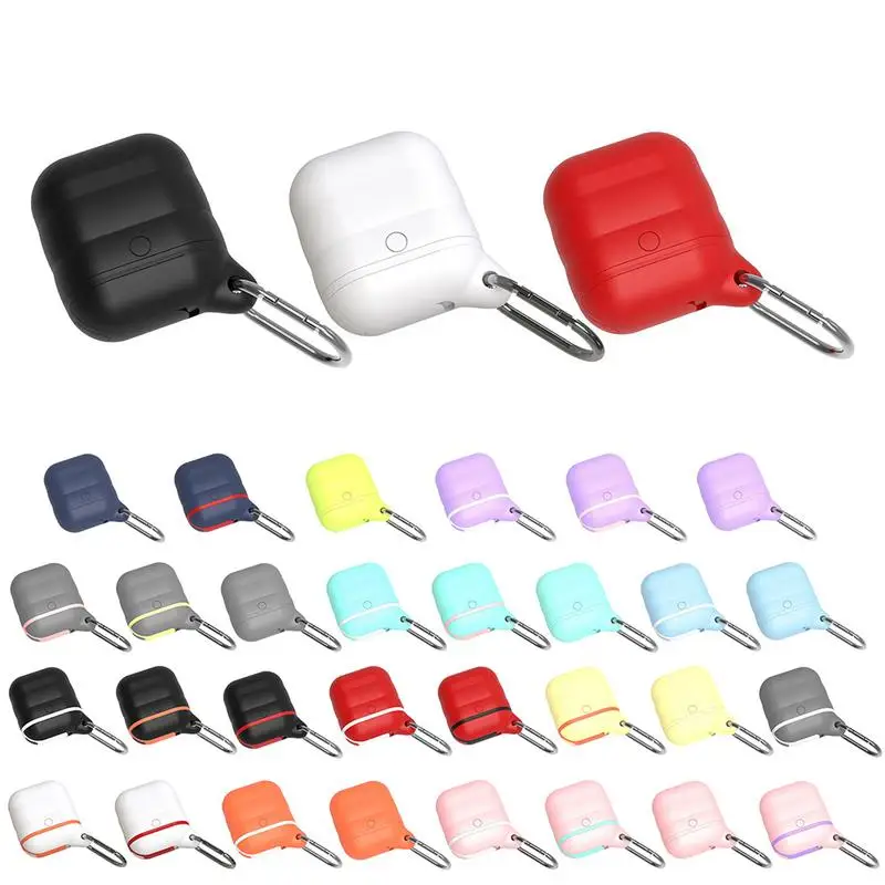 Earphone Case Universal Silicone Waterproof Protective Cover Earphone Charging Box Anti-Drop Storage Cover For Airpods I9S Apple
Earphone Case Universal Silicone Waterproof Protective Cover Earphone Charging Box Anti-Drop Storage Cover For Airpods I9S Apple