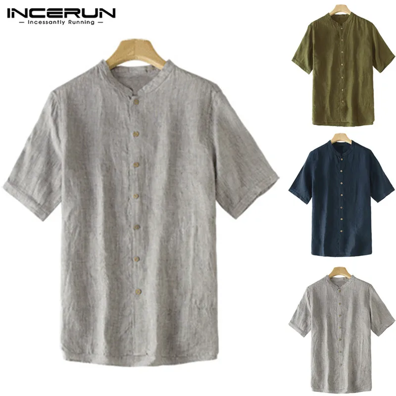 Plus Size S-5XL Fashion Plain Shirts Mens Dress Man Clothing Summer Tee Tops Short Sleeve Loose Fit Button Down Camisa Hombre
Plus Size S-5XL Fashion Plain Shirts Mens Dress Man Clothing Summer Tee Tops Short Sleeve Loose Fit Button Down Camisa Hombre