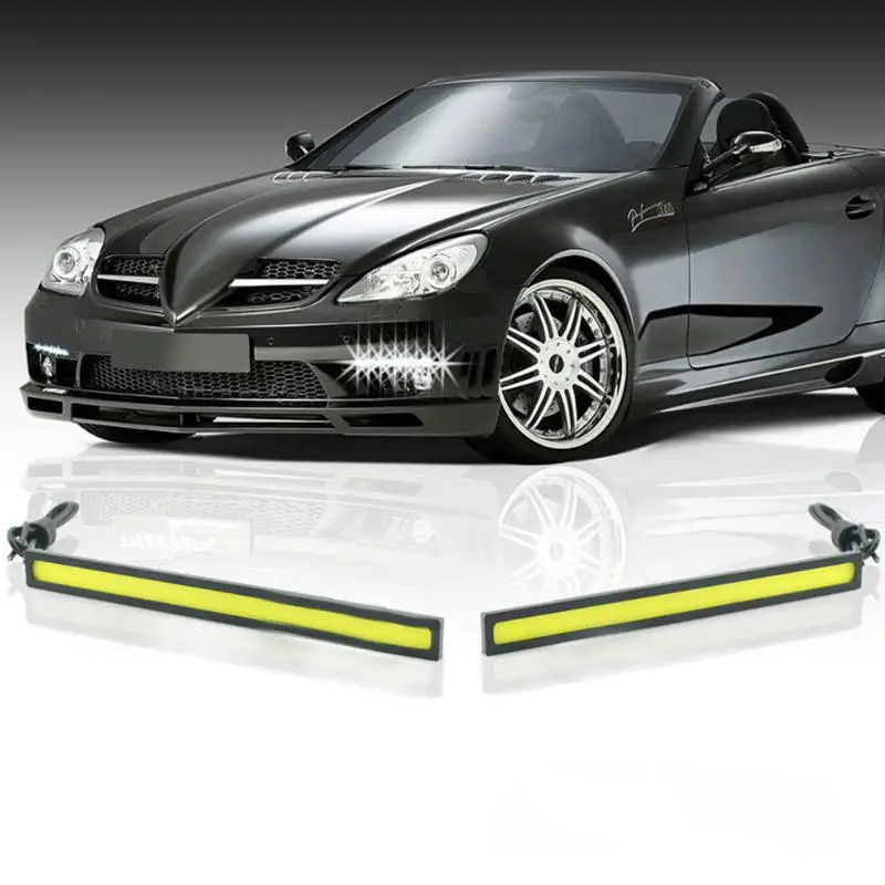 VODOOL 2Pcs LED Car DRL Auto Daytime Running Light COB Strip Waterproof Automobile Light-emitting Diode Fog Lamp Bar Accessory
VODOOL 2Pcs LED Car DRL Auto Daytime Running Light COB Strip Waterproof Automobile Light-emitting Diode Fog Lamp Bar Accessory