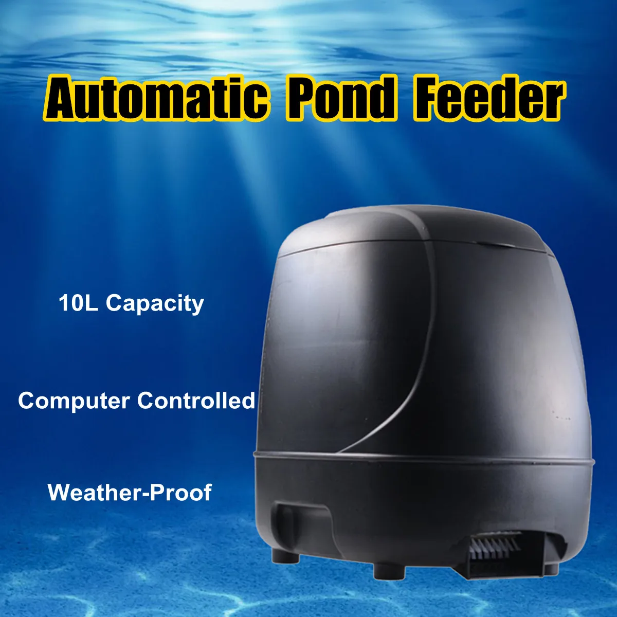 10L Digital LCD Automatic Fish Food Feeder Fish Pond Aquarium Tank Feeding Timer 6Level Automatic Fish Feeder Aquarium Accessory
10L Digital LCD Automatic Fish Food Feeder Fish Pond Aquarium Tank Feeding Timer 6Level Automatic Fish Feeder Aquarium Accessory