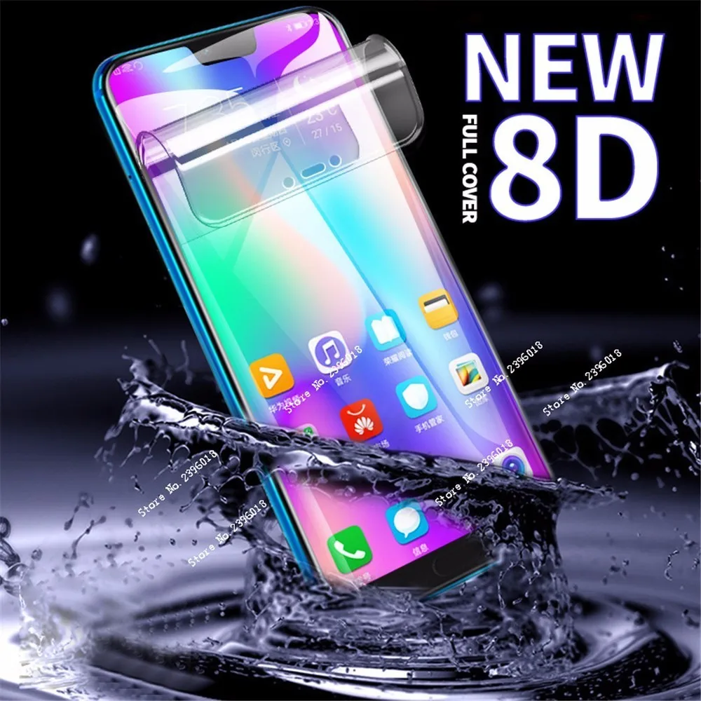 New 8D Soft Full Cover Screen Protector For Huawei P 30 20 30Pro Honor 10 9 8C 8A Lite Hydrogel Film On Nova 4E 4 3i Not Glass
New 8D Soft Full Cover Screen Protector For Huawei P 30 20 30Pro Honor 10 9 8C 8A Lite Hydrogel Film On Nova 4E 4 3i Not Glass