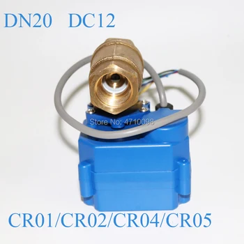Motorized Ball Valve 3/4" DN20 DC12V (reduce port) CR-01/CR-02/CR-04/CR-05 Wires Brass Electric Ball Valve 
Motorized Ball Valve 3/4" DN20 DC12V (reduce port) CR-01/CR-02/CR-04/CR-05 Wires Brass Electric Ball Valve