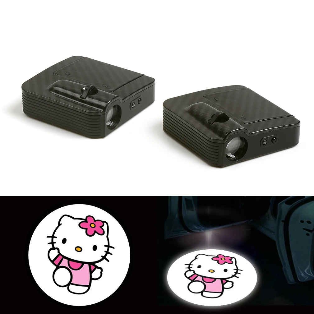 2X Wireless Hello Kitty Courtesy Car Logo Door Ghost Shadow Laser Projector Light
2X Wireless Hello Kitty Courtesy Car Logo Door Ghost Shadow Laser Projector Light