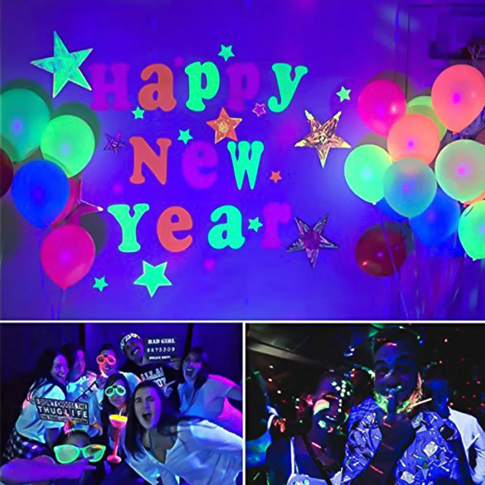 UV Black Light 10W Activated Black Lights for Parties LED Strobe Flood Light Halloween Birthday Dance Party Ultraviolet Lamps
UV Black Light 10W Activated Black Lights for Parties LED Strobe Flood Light Halloween Birthday Dance Party Ultraviolet Lamps