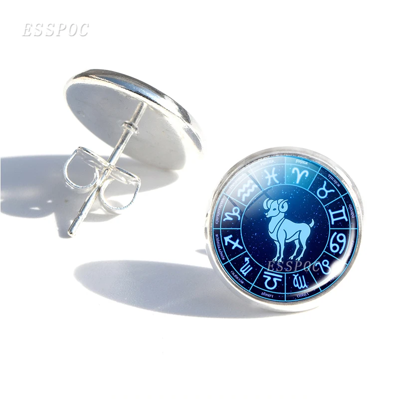 2019 New Polish 12 Constellation Earrings Glass Cabochon Pendant Zodiac Sign Stud Earrings Jewelry Gifts for Women Girls
2019 New Polish 12 Constellation Earrings Glass Cabochon Pendant Zodiac Sign Stud Earrings Jewelry Gifts for Women Girls