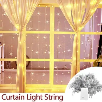 300LED Curtain String Light Romantic Fairy String Lights Christmas Wedding Party Garland Decoration Outdoor Garden Decor
300LED Curtain String Light Romantic Fairy String Lights Christmas Wedding Party Garland Decoration Outdoor Garden Decor