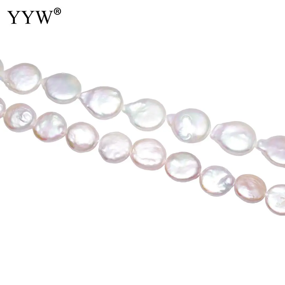 Cultured Coin Freshwater Pearl Beads Flat Round Natural 11-12mm Hole Approx 0.8mm Sold Per Approx 15 Inch Strand
Cultured Coin Freshwater Pearl Beads Flat Round Natural 11-12mm Hole Approx 0.8mm Sold Per Approx 15 Inch Strand