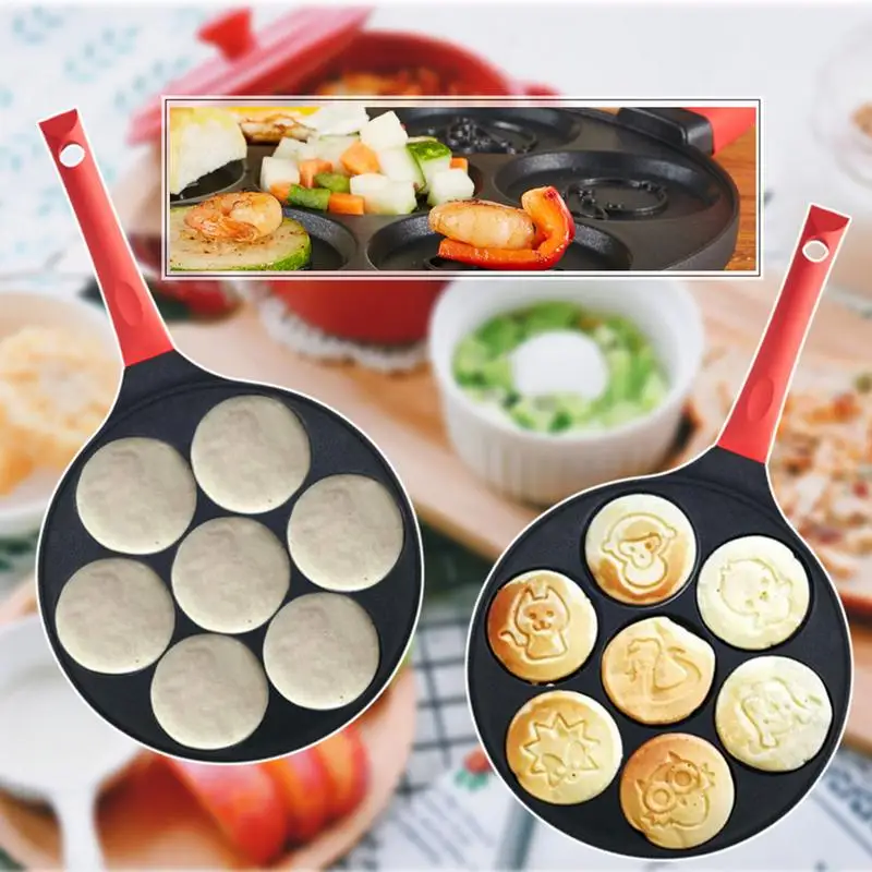 Smiley Face Pancake Pan Fun Enjoy Mini Pancake Omelette Pan With Double Layer Non Stick Coating
Smiley Face Pancake Pan Fun Enjoy Mini Pancake Omelette Pan With Double Layer Non Stick Coating