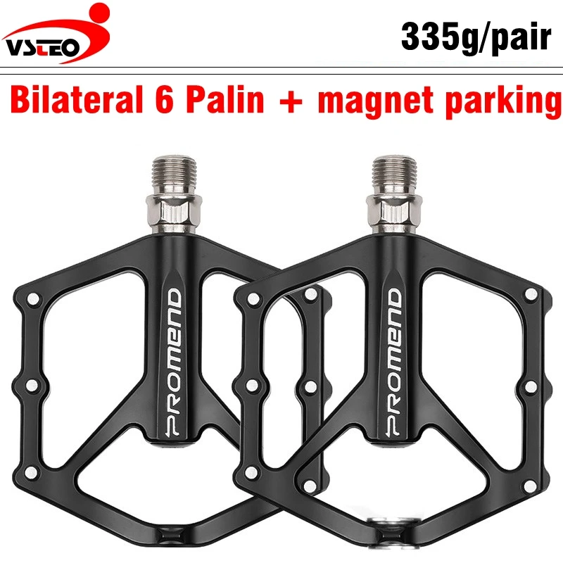 PROMEND Double magnet bicycle pedals road bike slip aluminum alloy bilateral 6 bearing pedals mountain bike pedal lightweight
PROMEND Double magnet bicycle pedals road bike slip aluminum alloy bilateral 6 bearing pedals mountain bike pedal lightweight