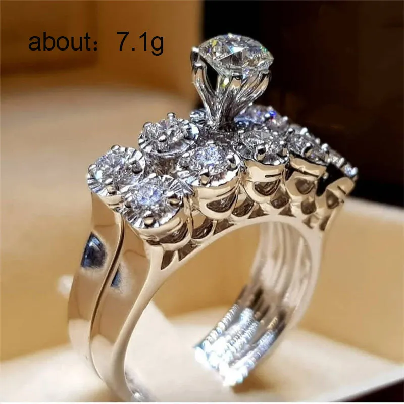 Silver 925 jewels rose gold rings Gold ring stainless steel jewelry Women's round diamond inlay ringen men jewelry B2609
Silver 925 jewels rose gold rings Gold ring stainless steel jewelry Women's round diamond inlay ringen men jewelry B2609